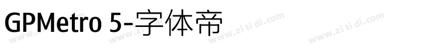 GPMetro 5字体转换
